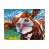 Trademark Fine Art Carolee Vitaletti 'Curious Cow I' Canvas Art, 24x32 WAG11253-C2432GG
